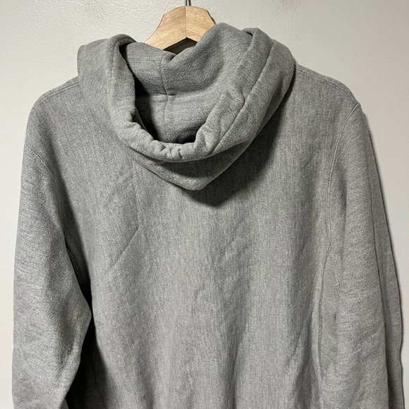 Champion Reverse Weave Gray Hoodie Small Embroidered Script Logo - Picture 4 of 12